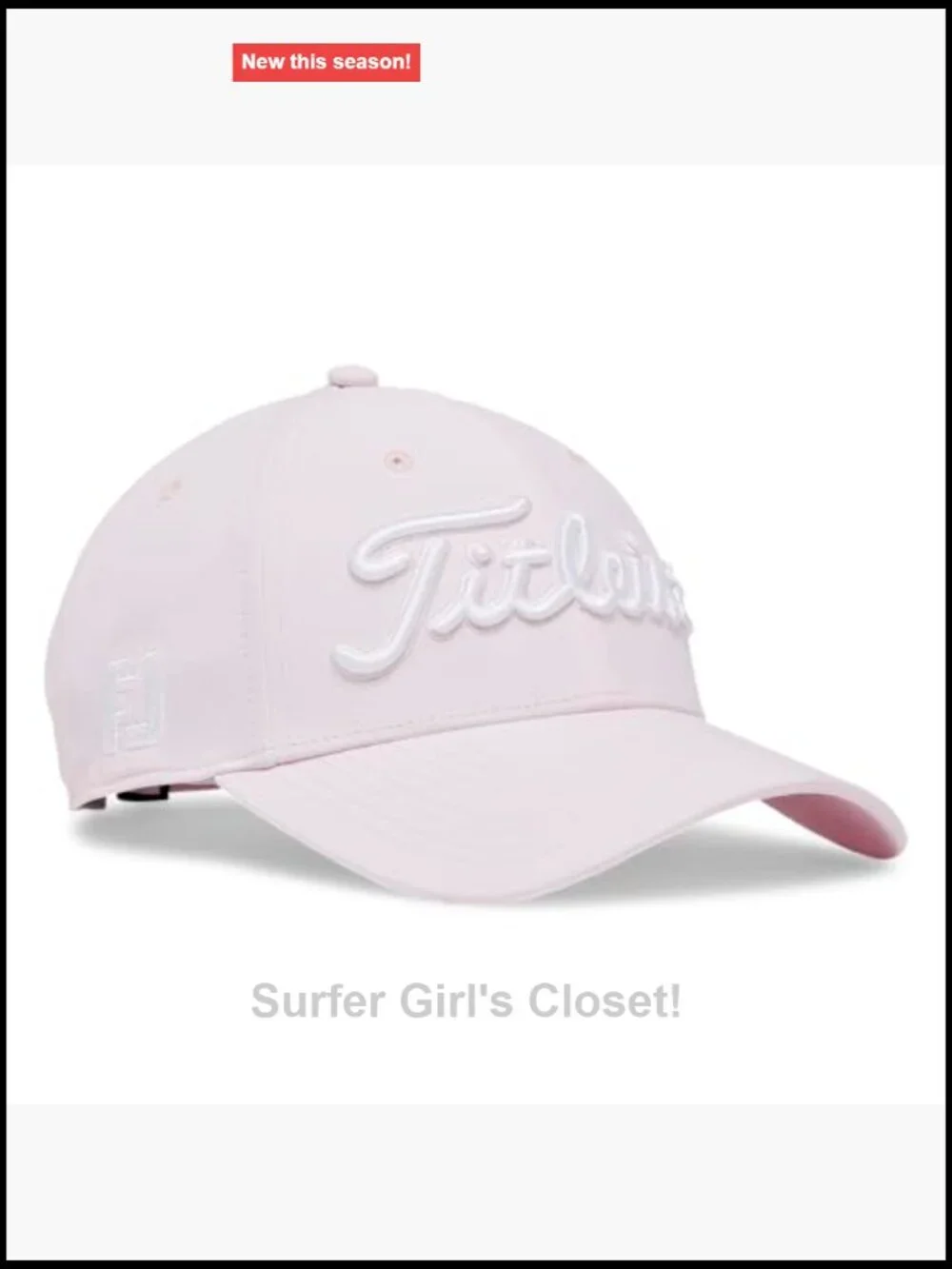 4-Way Stretch Performance Golf Hat with UPF 50+ Moisture Wicking